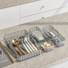 X51-8159M retractable storage box, cosmetic sorting box, new tableware storage rack details Picture